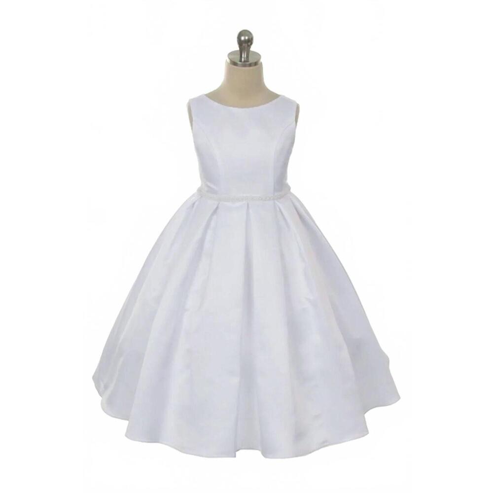 NEW KID'S DREAM girl's st. anne dress in white